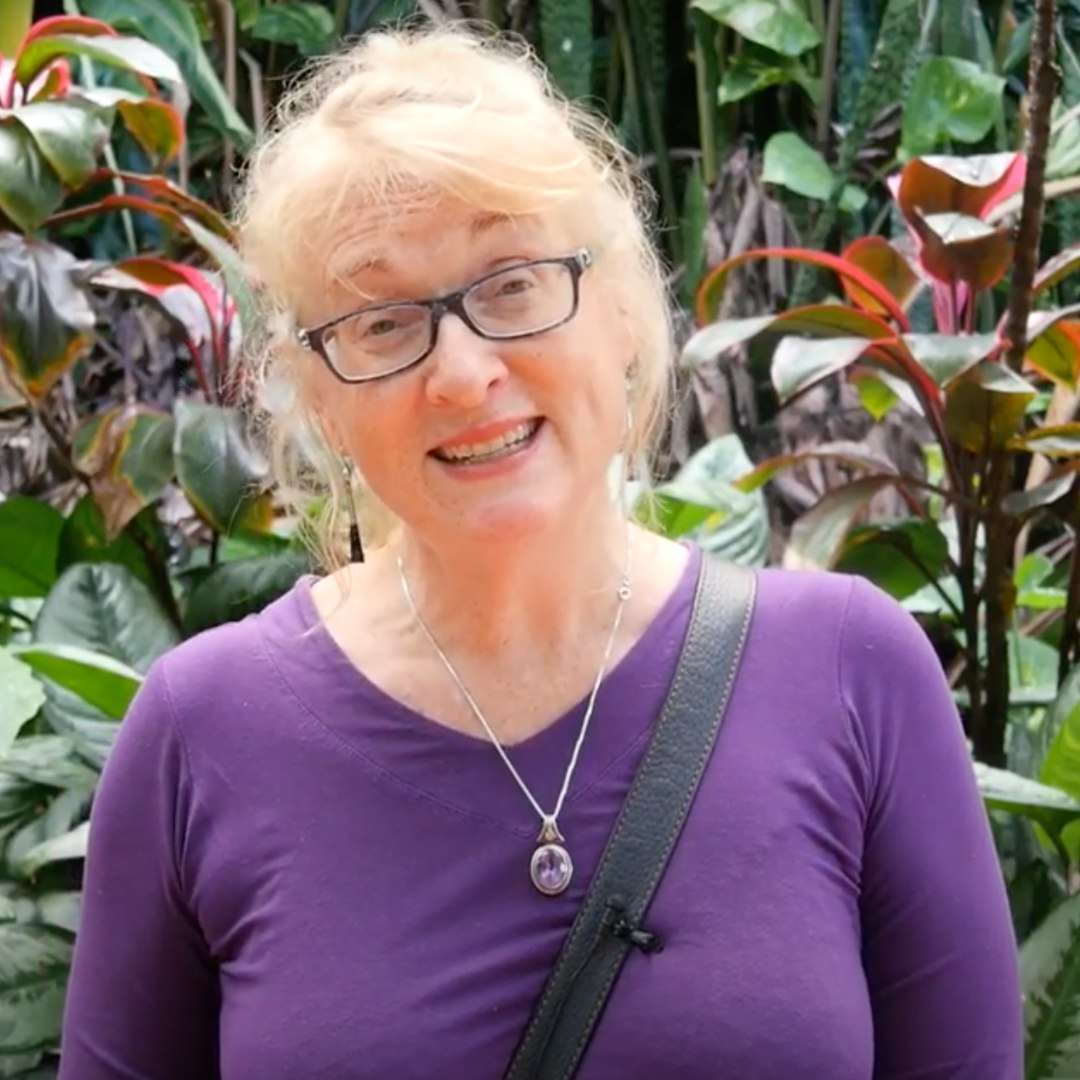 Headshot of our guest named Sue giving a testimonial